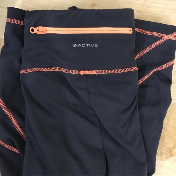 Lane Bryant Pants - Lane Bryant Active shorts leggings grey orange